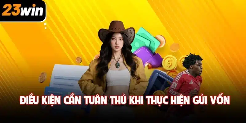 Điều kiện cần tuân thủ khi thực hiện gửi vốn